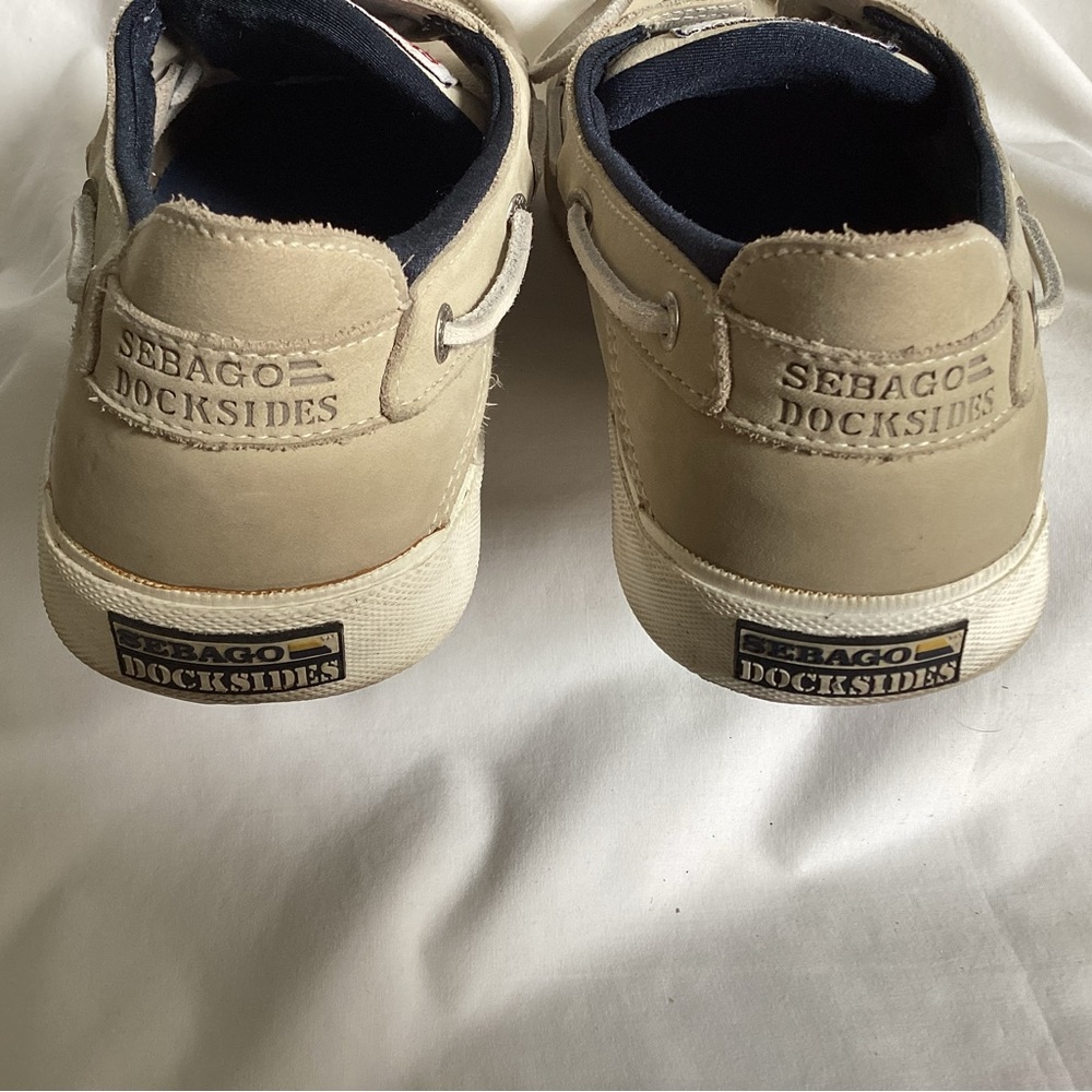 ⚓️ SEBAGO Sz 12 WIDE Docksides boat shoes deck shoes - Picture 2 of 5